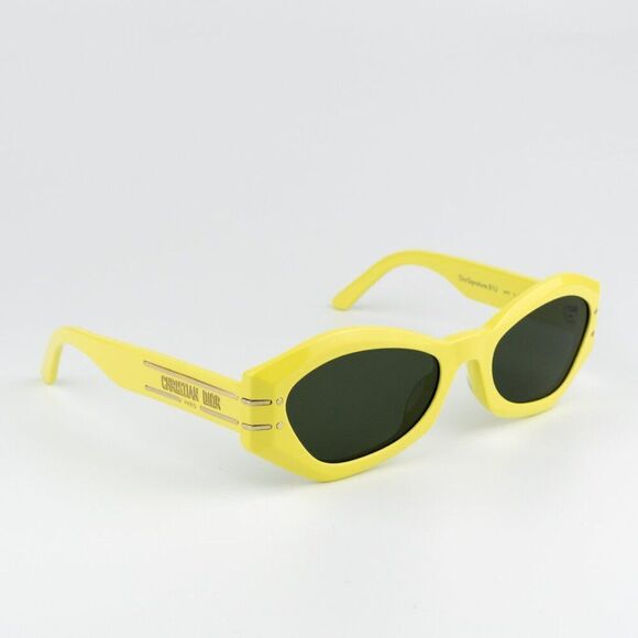 SALE! NEW Dior DIORSIGNATURE B1U 66C0 Shiny Yellow Green Women Sunglasses main image 10